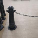 Outdoor Cast Iron Sand Casting Bollard Traffic Parking Safety Security Bollard