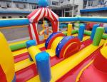 0.55mm PVC Inflatable Playground Fun City Joker Theme Bouncy Castle 10mL*7mW*4mH