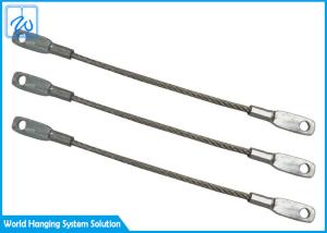 Wholesale Galvanised Steel Wire Rope Crimp Ends Thimble Eye For Hanging Support Lanyards from china suppliers