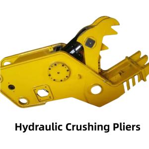 Wholesale TD04F Hydraulic Crushing Pliers for 5-10 Tons Excavator Concrete Demolition from china suppliers