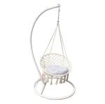 Toddlers And Adults Tassel Hanging Chair for Easy Collapsible Storage and