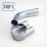 Malleable Iron Solid Elbow Hot Dip Galvanized Compatibility Fits With GI Conduit