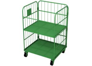 Wholesale L Type Collapsible Roll Cage Containers Box Electro Galvanized from china suppliers