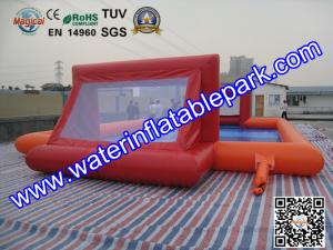 Wholesale Large Inflatable Sport Games , Inflatable Football Playground Game Rental from china suppliers