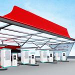 480KW Super Fast EV Charging Station OCPP1.6J Operating Platform 4G Eelectric