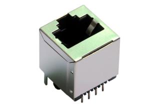 Wholesale SS-7188VS-A-NF-50 Top Entry Magnetic Rj45 Connectors Shield 8 Pins LPJE681XDNL from china suppliers