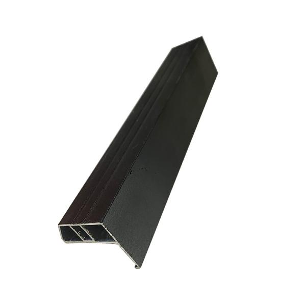 White / Black / Transparent Wire Colour Aluminium Rail Track With Customizable
