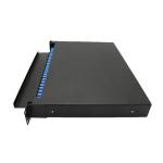 24 Port SC Type 1U SC Fiber Optic Patch Panel For Fiber Optic Cable Management