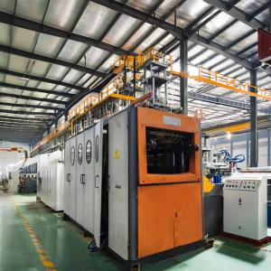 Wholesale 420mm Max Forming Depth Plastic Thermoforming Machine with PLC Control Electric Heating 5000kg from china suppliers