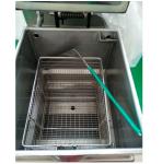 Commercial Hotel Electro Thermal Chicken Fryer With Oil Filter 13.5 Kw Power 25L
