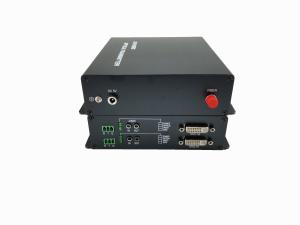 Wholesale CE, RoHS Compliant 1080P/60Hz 2 Channel DVI to Fiber Video Extender over Single Mode Fiber with LC(SFP ) Fiber Port from china suppliers