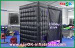 Party Photo Booth Lightweight 18 Kg Black Inflatable Photo Booth Enclose Cube