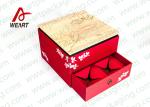 2.0mm Grey Cardboard Decorative Paper Boxes , Sturdy Stackable Gift Packing
