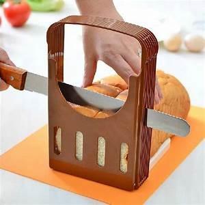 China ECO Friendly Kitchen Baking Tools Plastic bread Slicer Adjustable With FDA on sale