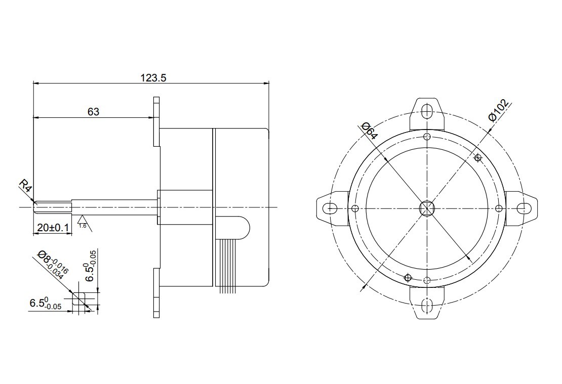 Air Conditoner Blower Fan Motor Condenser Fan Motor
