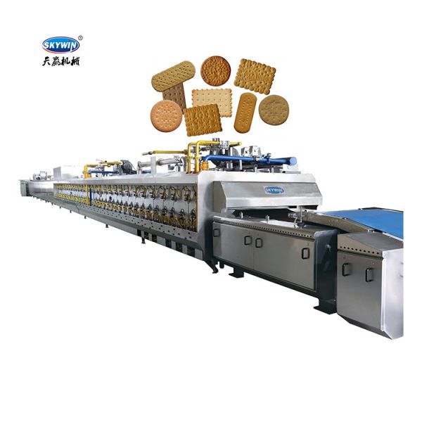 Skywin Fully Automatic Soft Biscuit Making Machine Cookies Making Line