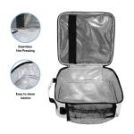 Portable Lightweight Reusable Marble Insulated Lunch Tote Bag