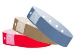 UHF RFID Chip Wristband Disposable Paper For Medical Patient Identification