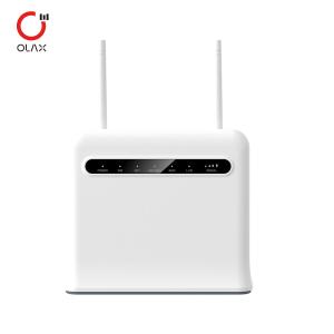 Wholesale OLAX CAT6 wifi 6 wireless bypass 300mbps 4000mAh battery 4G CPE modem sim card 4G LTE WiFi router from china suppliers