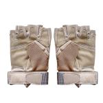 Durable Fiber Material Half Finger Sports Training Gloves for Outdoor Activities