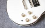 White Glossy Finish YMH SG Electric Guitars China Chrome Hardware