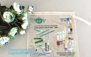 Wholesale pvc travel slider zipper cosmetic bags, pvc zipper slider pencil bag, pvc slider zipper bag with handle,plastic handle p from china suppliers