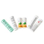 Custom Colorful Logo Vitamin C Effervescent Tablet Tube With Cap Made of Food