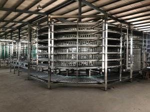 Wholesale ODM Stainless Steel Bread Spiral Conveyor Cooling Tower for Automatic Bun Loaf Baking Production Line from china suppliers