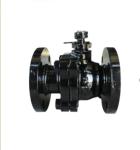 Stainless Steel Ball Cast Iron Ball Valve With Hand Wheel Operator Class 125 /
