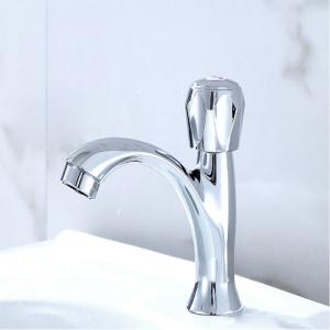 Wholesale Zinc Single Cold Water Basin Tap Single Handle Bathroom Basin Faucets from china suppliers