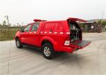 Red Painting Fire Command Vehicles