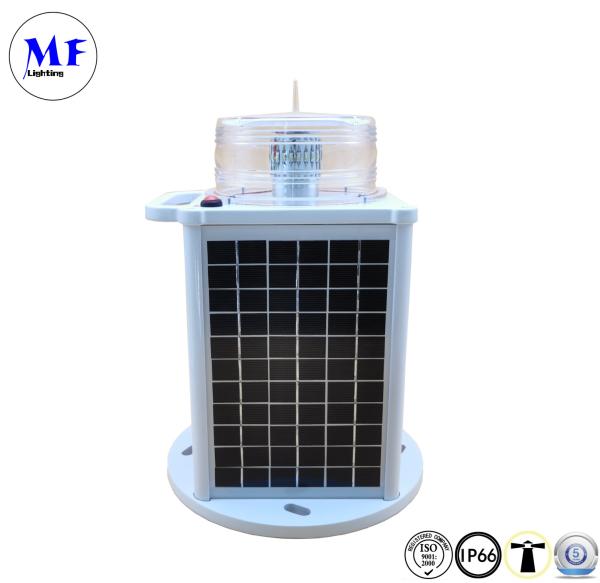 Solar Power LED Warning Waterproof Aircraft Warning Light Aviation Obstruction