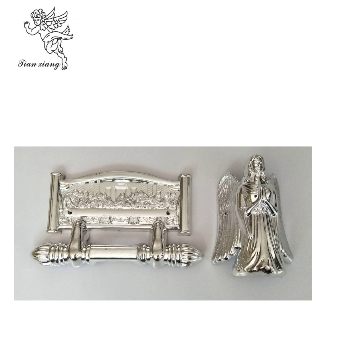 Silver Gold Color PP ABS Zinc Alloy Casket Swing Handles TX-C