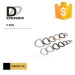 Silver Nickel Free Lead Free Metal D Ring