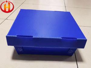 China High Strength 4mm Corrugated Plastic Totes With Lids Eco Friendly Correx on sale