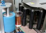 Air Cylinder Positioning Round Bottle Labeling Machine 300pcs / Min