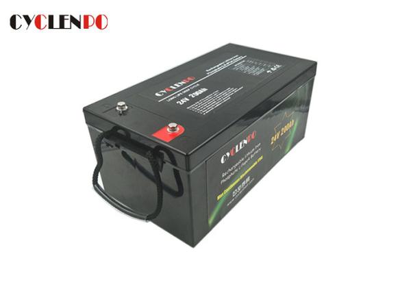 Large Capacity 24v 200ah Solar Battery , 24v RV Battery Long Cycle Life 3000