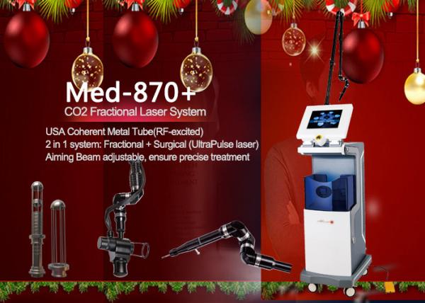 Quality Medical CE Approval Fractional Co2 Laser Machine 635nm for Burnt / Surgery Scars for sale