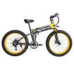 45km/H Fat Tyre Folding Electric Bike , 1000 Watt Folding Electric Bike