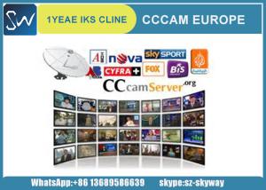 Wholesale 1pcs wholesale iks cccam cline account server for Europe channels experience a free trial for one day from china suppliers