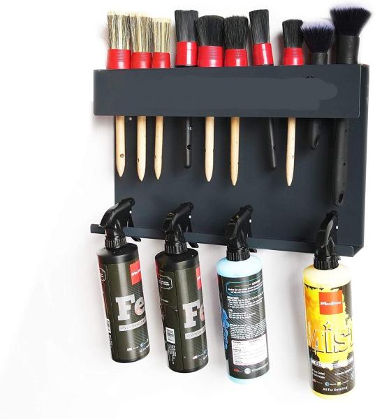 Single Tier 10 Holes Car Detailing Brush Stand Holder Spray Bottle Holder for