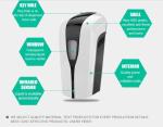 White Automatic Hand Sterilizer , Automatic Soap Dispenser Wall Mounted