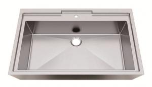 Wholesale Handcrafted Bathroom Sink Undermount Installation Commercial Grade Brushed Finish from china suppliers