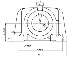 Wholesale Linear bearings SWB-OP...B - Shaft Supporting Housing SWB20OP from china suppliers