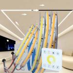 12V/24V Running Water Flowing LED Strip Light with 3000K Warm White COB SMD2835
