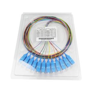 Wholesale FOC LC SC APC UPC 8 12 Color Ribbon Fiber Pigtail from china suppliers