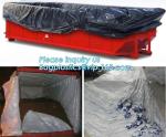 PE Woven Tarpaulin Container Liner Bag, container cover, drawsting Jumbo bags,