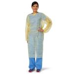 45gsm Single Use Nonwoven Isolation Gown 115x137cm