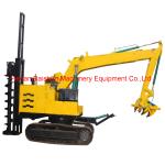 Tractor Mounted Pole Erection Machine Pile Rod Drilling Machine
