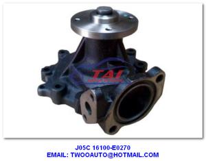 Wholesale Water Pump J05c OEM 16100-E0270 Hino Engine Parts TS 16949 Metal from china suppliers